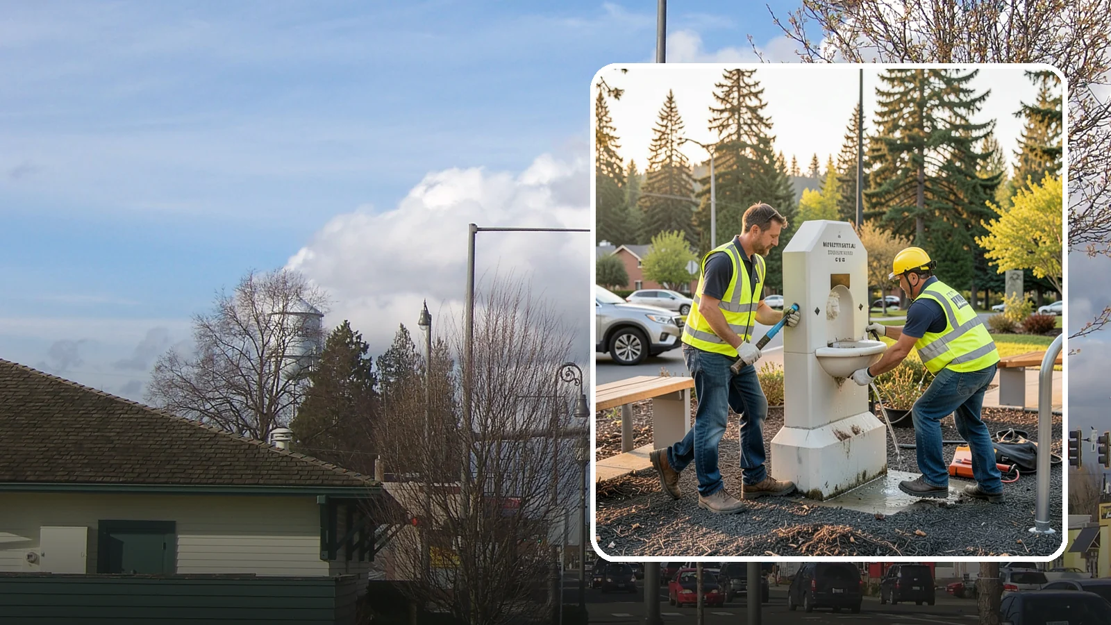 Drinking Fountain Repair in Marysville, Snohomish County, WA - Repair of public drinking fountains and bottle fillers to restore function, flow, and accessibility compliance.