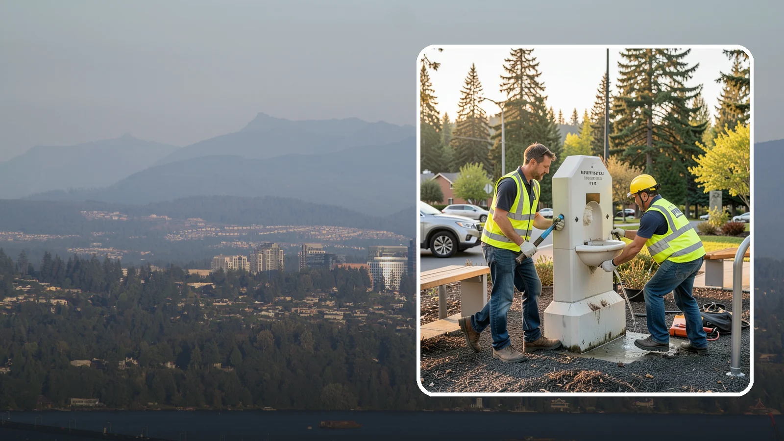 Drinking Fountain Repair in Medina, King County, WA - Repair of public drinking fountains and bottle fillers to restore function, flow, and accessibility compliance.