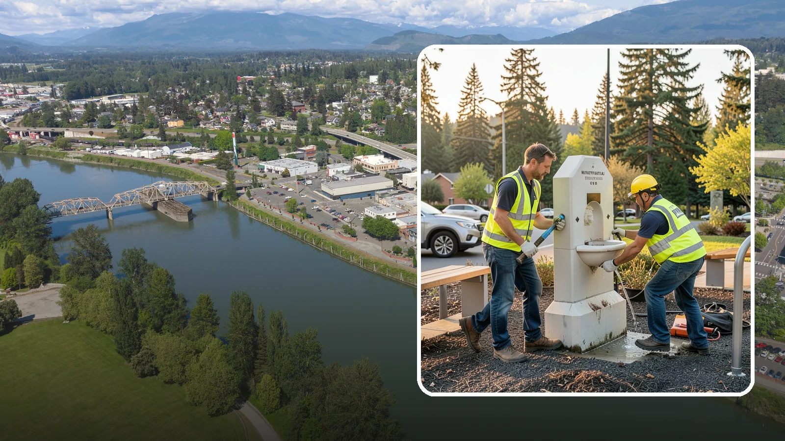 Drinking Fountain Repair in Mount Vernon, Skagit County, WA - Repair of public drinking fountains and bottle fillers to restore function, flow, and accessibility compliance.