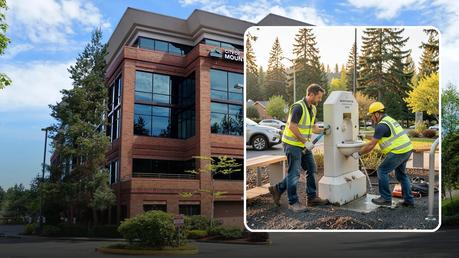 Drinking Fountain Repair in Mountlake Terrace, Snohomish County, WA - Repair of public drinking fountains and bottle fillers to restore function, flow, and accessibility compliance.