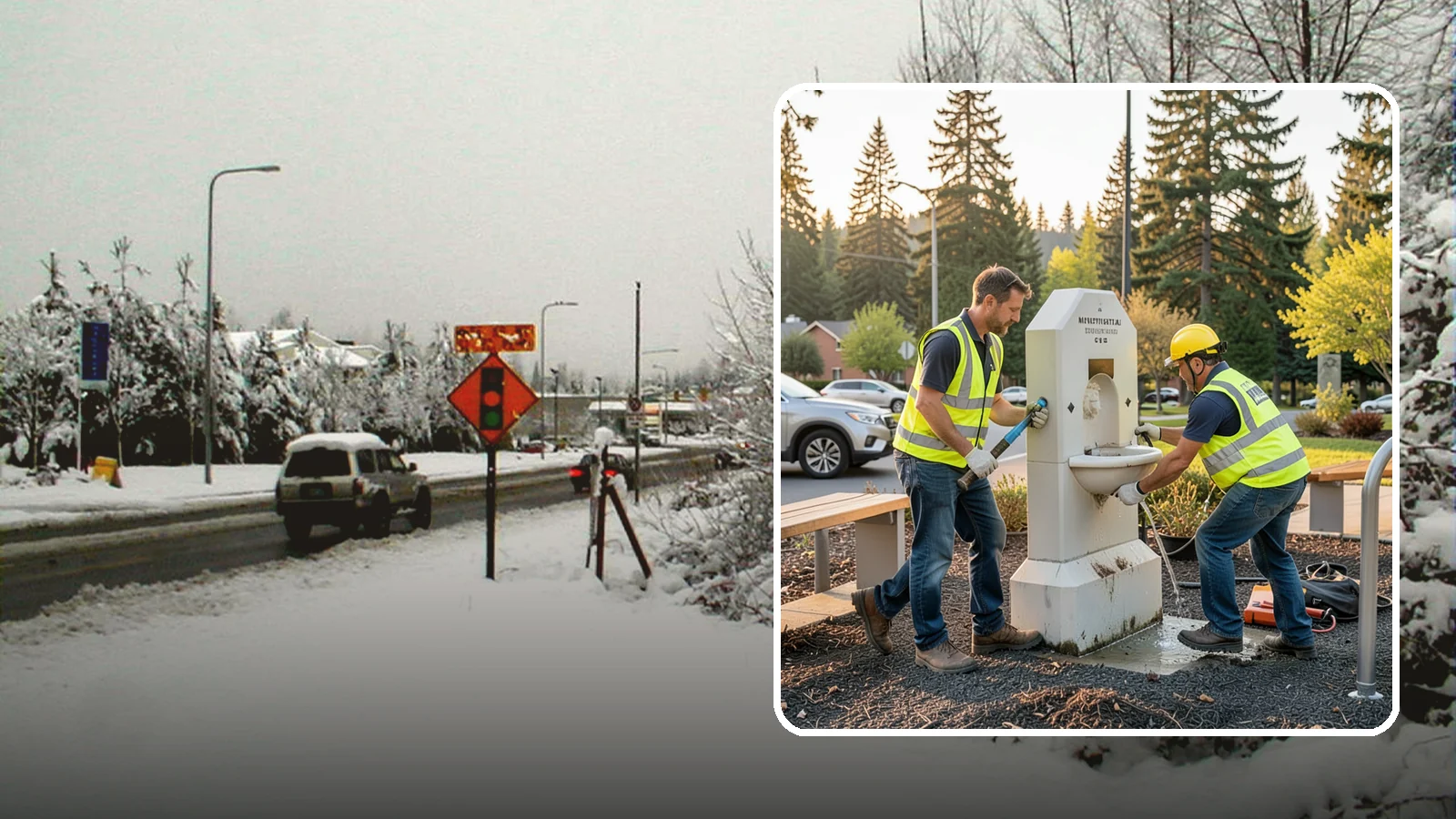 Drinking Fountain Repair in Newcastle, King County, WA - Repair of public drinking fountains and bottle fillers to restore function, flow, and accessibility compliance.