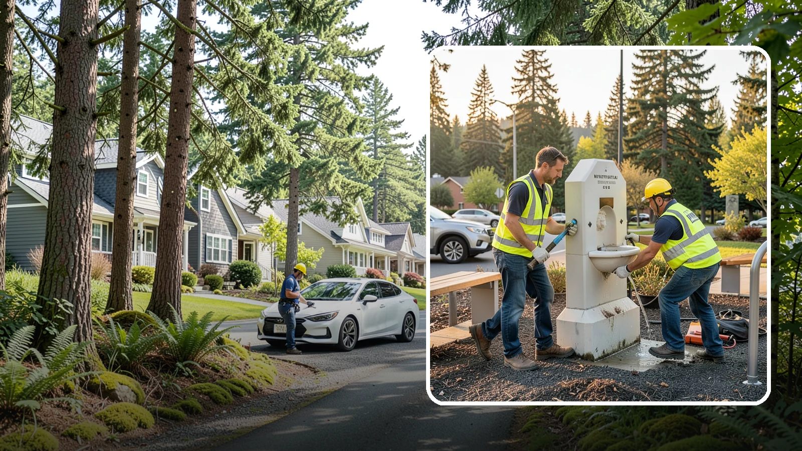 Drinking Fountain Repair in Normandy Park, King County, WA - Repair of public drinking fountains and bottle fillers to restore function, flow, and accessibility compliance.