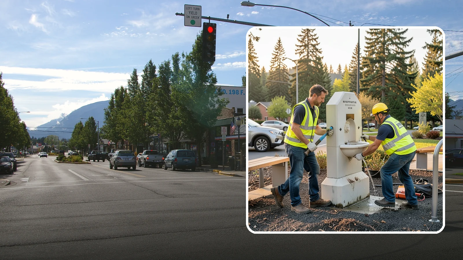 Drinking Fountain Repair in North Bend, King County, WA - Repair of public drinking fountains and bottle fillers to restore function, flow, and accessibility compliance.
