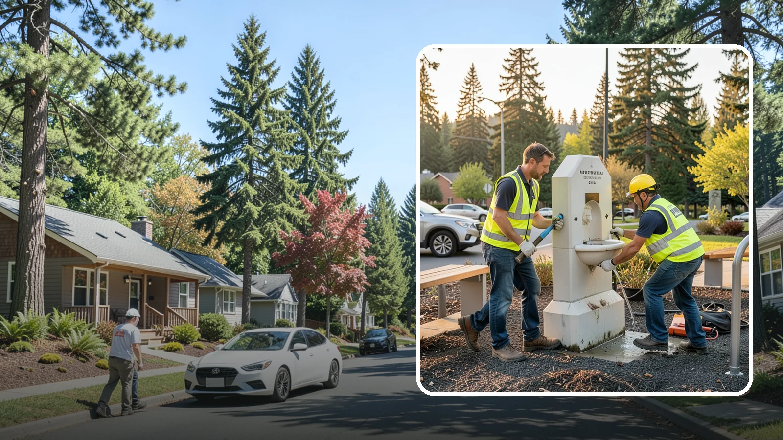 Drinking Fountain Repair in Orting, Pierce County, WA - Repair of public drinking fountains and bottle fillers to restore function, flow, and accessibility compliance.