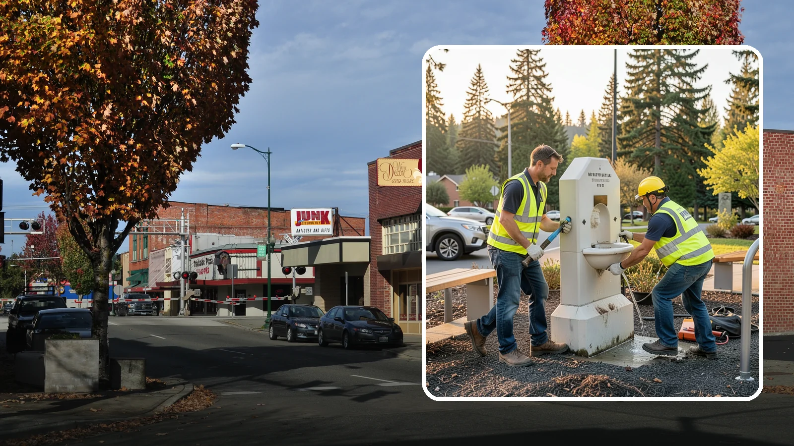 Drinking Fountain Repair in Puyallup, Pierce County, WA - Repair of public drinking fountains and bottle fillers to restore function, flow, and accessibility compliance.
