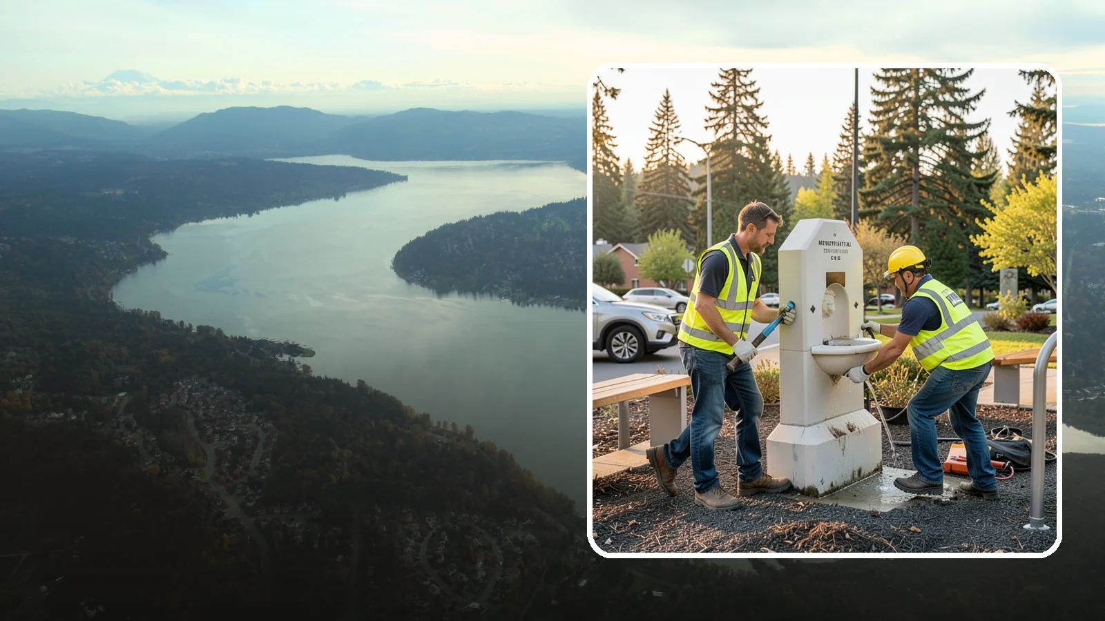 Drinking Fountain Repair in Sammamish, King County, WA - Repair of public drinking fountains and bottle fillers to restore function, flow, and accessibility compliance.