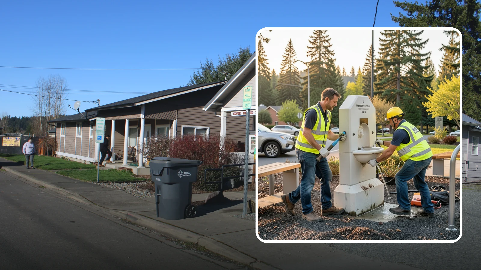Drinking Fountain Repair in South Prairie, Pierce County, WA - Repair of public drinking fountains and bottle fillers to restore function, flow, and accessibility compliance.