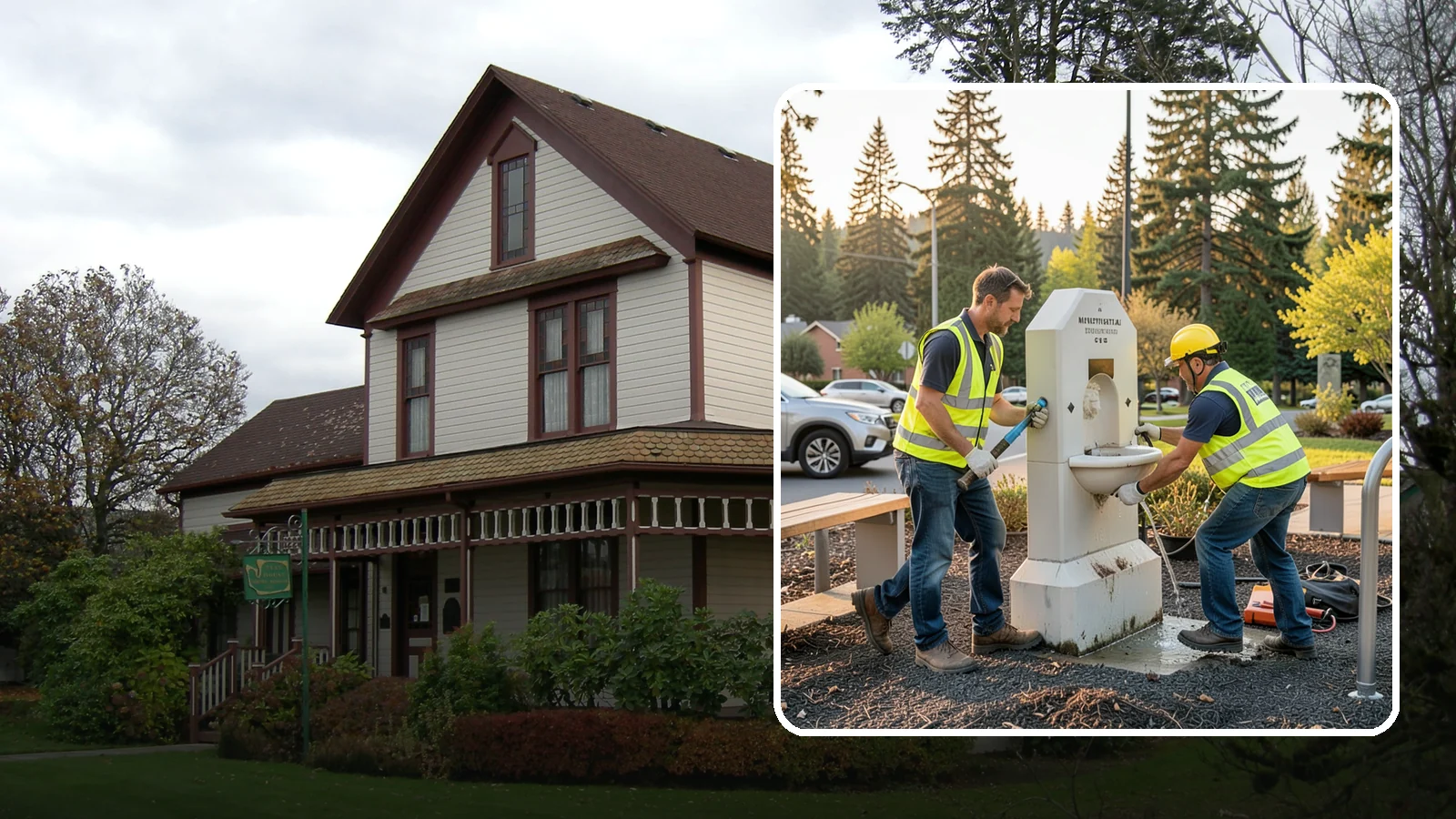 Drinking Fountain Repair in Sumner, Pierce County, WA - Repair of public drinking fountains and bottle fillers to restore function, flow, and accessibility compliance.