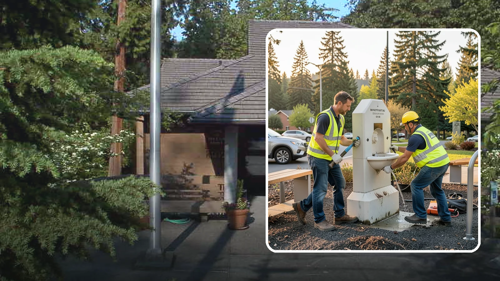 Drinking Fountain Repair in Yarrow Point, King County, WA - Repair of public drinking fountains and bottle fillers to restore function, flow, and accessibility compliance.