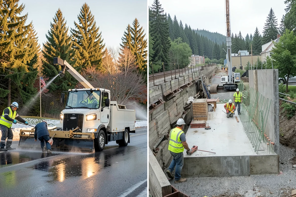 Driveway Apron Construction in Arlington, Snohomish County, WA - Verify the approach permit and applicable standard detail