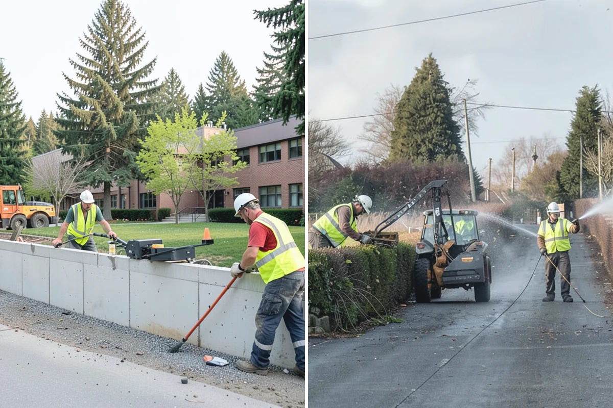 Driveway Apron Construction in Bonney Lake, Pierce County, WA - Verify the approach permit and applicable standard detail