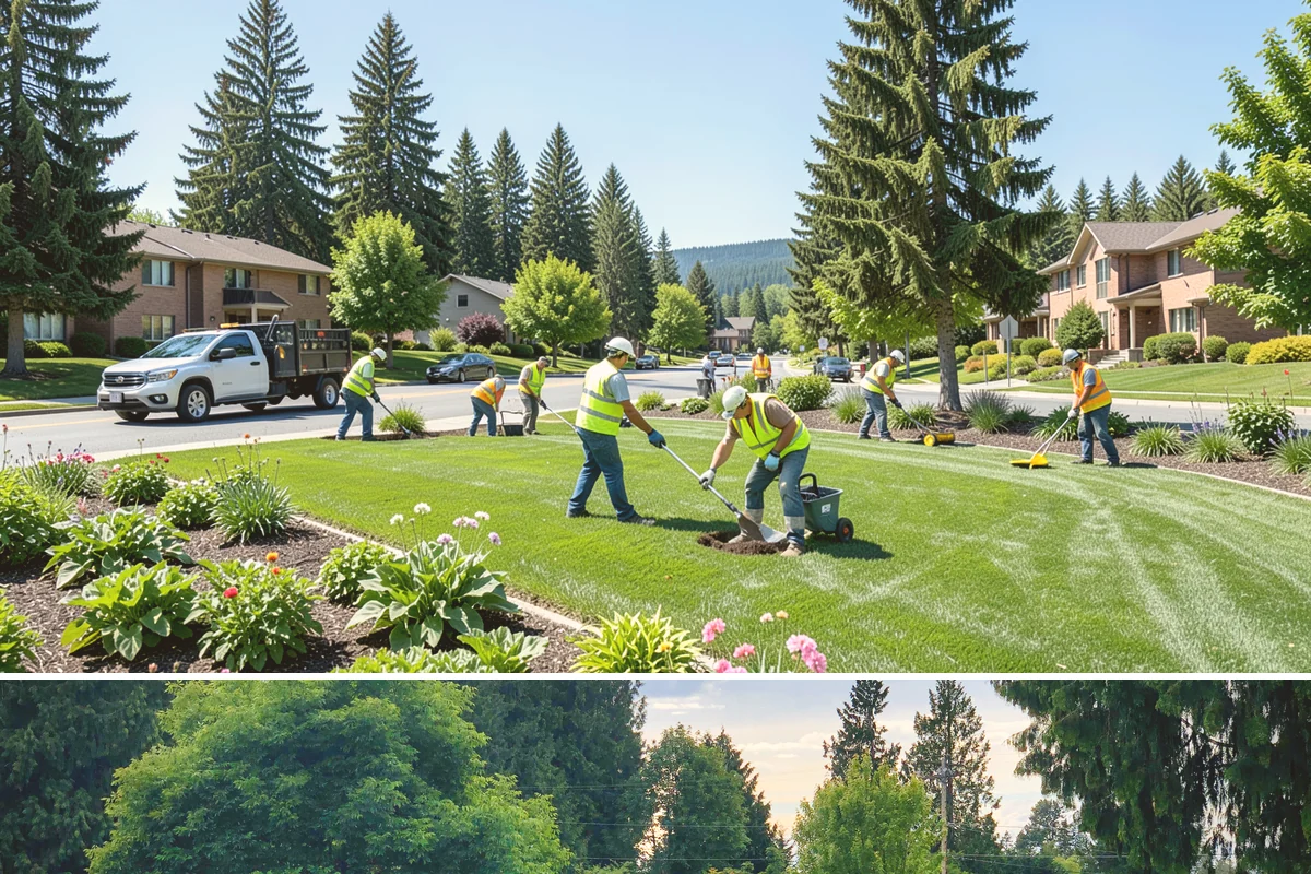 Driveway Apron Construction in Bonney Lake, Pierce County, WA - Aprons are best poured in dry weather so the gutter-line grades set true and curing is not disturbed by runoff.