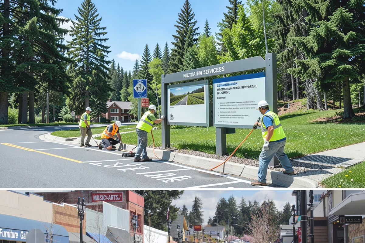 Driveway Apron Construction in Bothell, King County, WA - Aprons are best poured in dry weather so the gutter-line grades set true and curing is not disturbed by runoff.