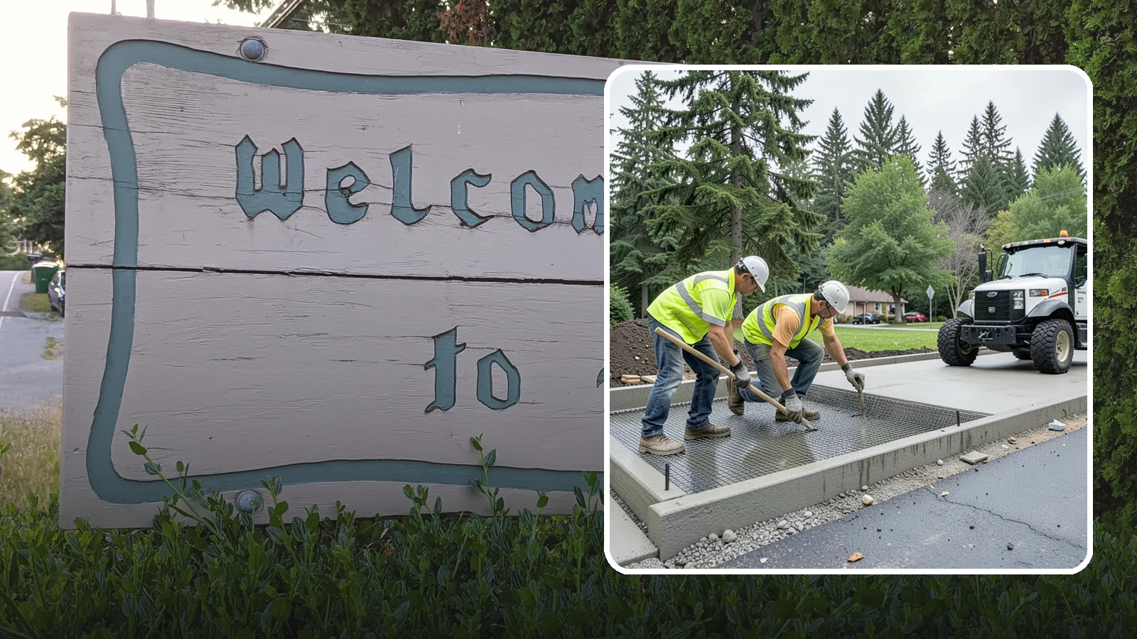 Driveway Apron Construction in Brier, Snohomish County, WA - Concrete driveway aprons that meet standard details at commercial approaches and public access points.