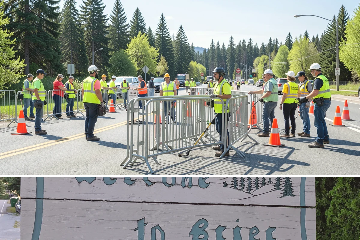 Driveway Apron Construction in Brier, Snohomish County, WA - Aprons are best poured in dry weather so the gutter-line grades set true and curing is not disturbed by runoff.