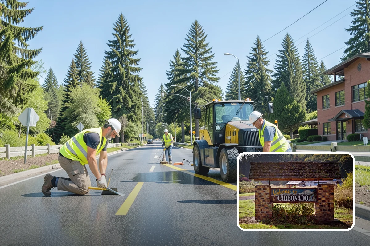 Driveway Apron Construction in Carbonado, Pierce County, WA - Built to municipal standard approach details