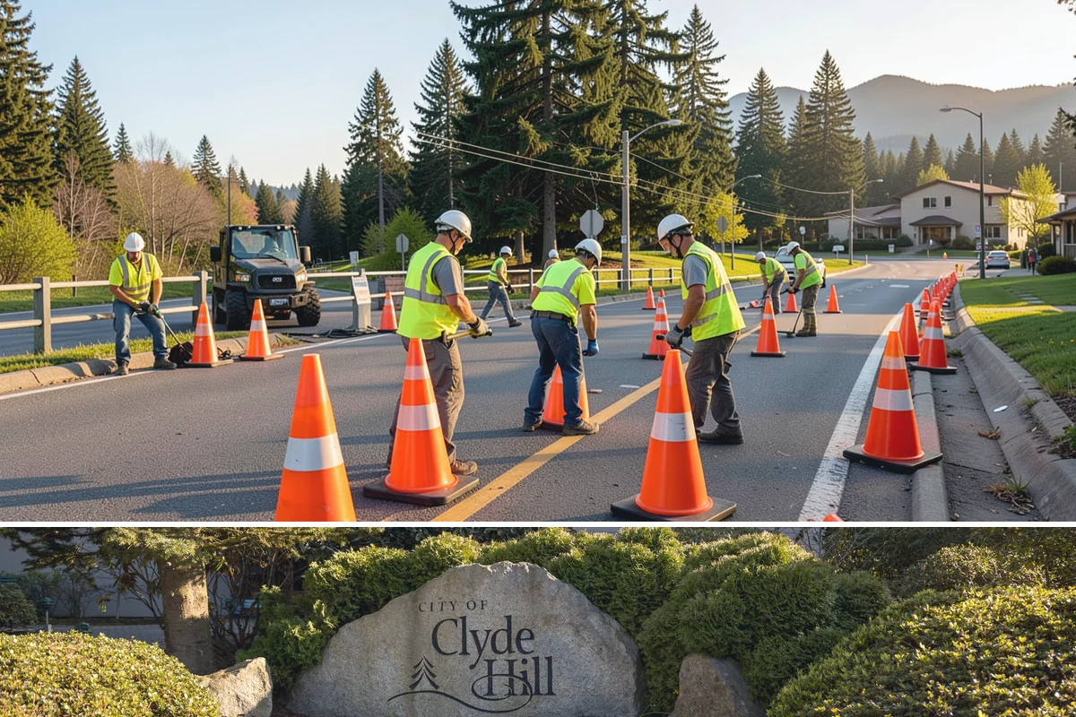 Driveway Apron Construction in Clyde Hill, King County, WA - Aprons are best poured in dry weather so the gutter-line grades set true and curing is not disturbed by runoff.