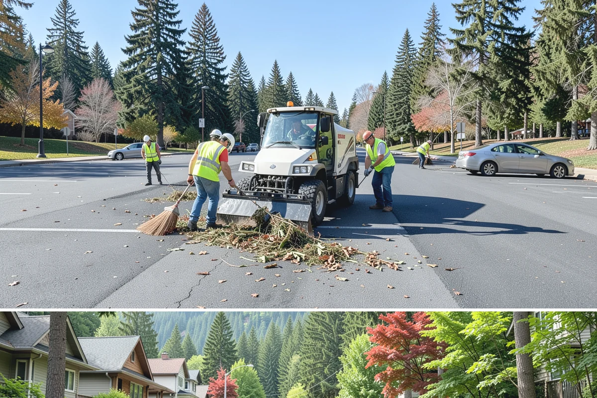 Driveway Apron Construction in Darrington, Snohomish County, WA - Aprons are best poured in dry weather so the gutter-line grades set true and curing is not disturbed by runoff.