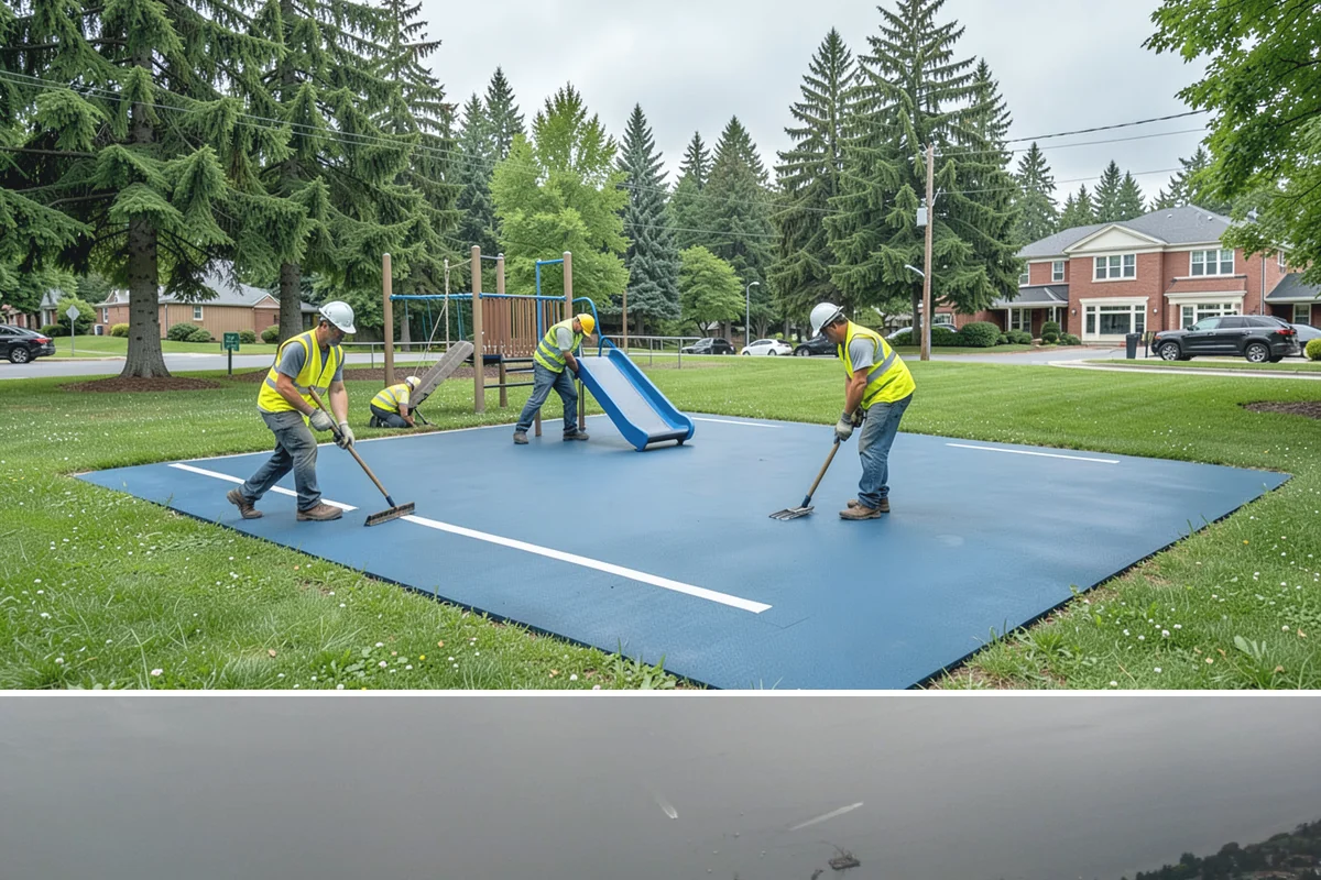 Driveway Apron Construction in Des Moines, King County, WA - Aprons are best poured in dry weather so the gutter-line grades set true and curing is not disturbed by runoff.