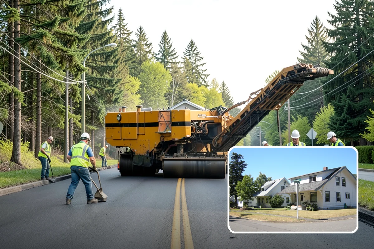 Driveway Apron Construction in DuPont, Pierce County, WA - Built to municipal standard approach details
