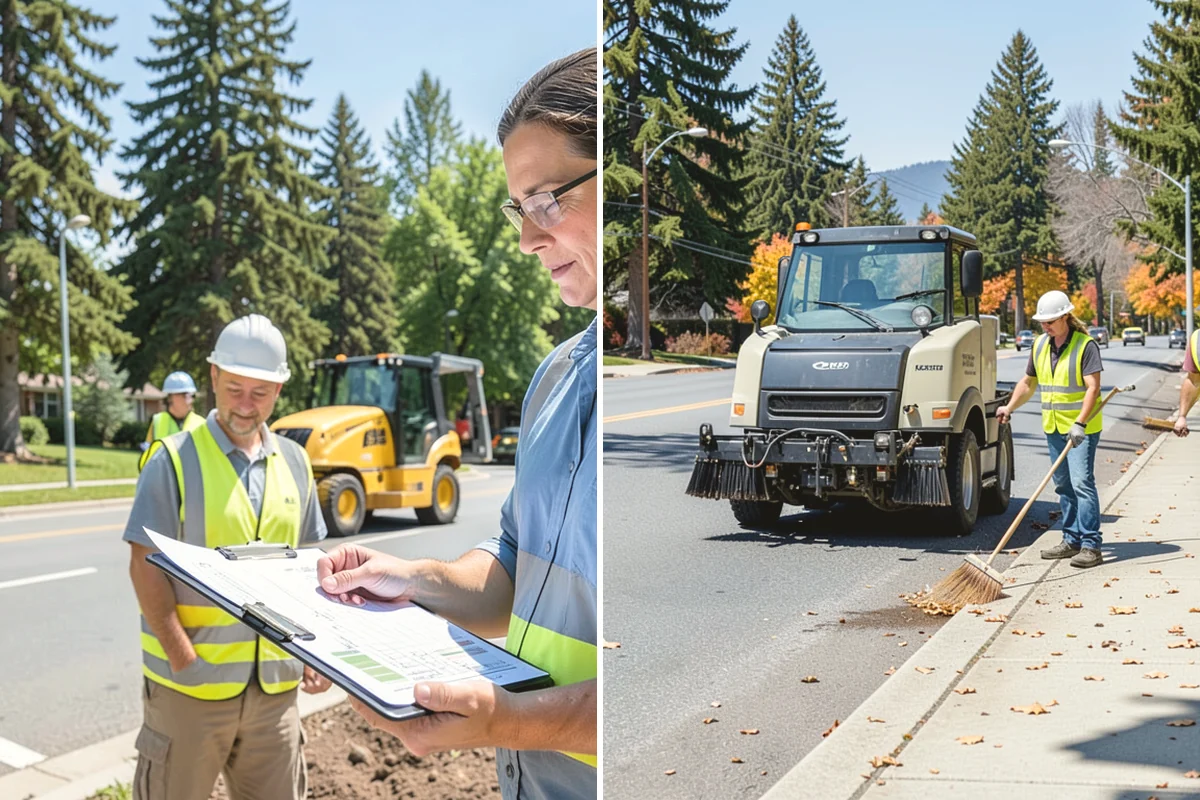 Driveway Apron Construction in Duvall, King County, WA - Verify the approach permit and applicable standard detail
