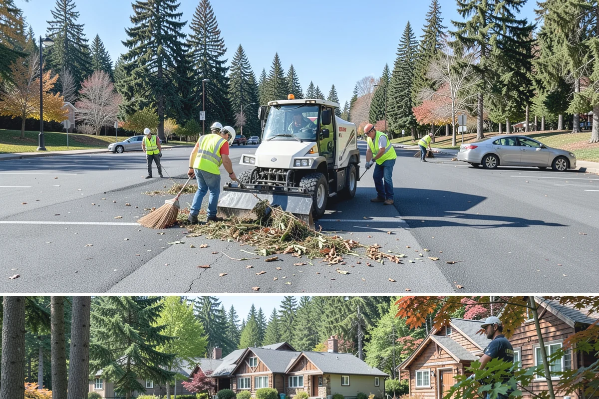 Driveway Apron Construction in Edgewood, Pierce County, WA - Aprons are best poured in dry weather so the gutter-line grades set true and curing is not disturbed by runoff.
