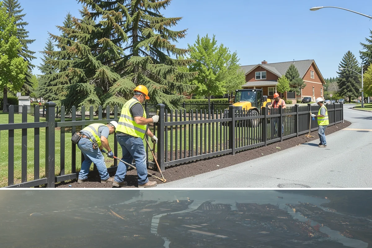 Driveway Apron Construction in Fife, Pierce County, WA - Aprons are best poured in dry weather so the gutter-line grades set true and curing is not disturbed by runoff.