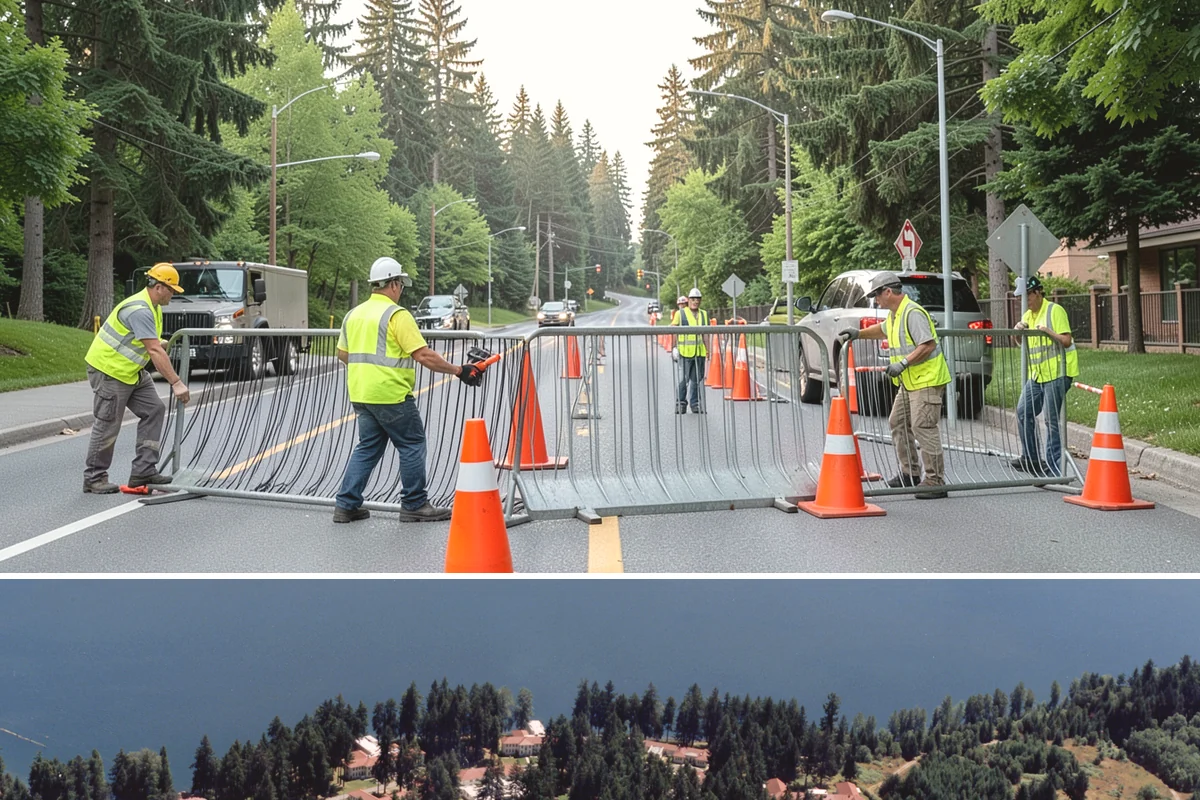 Driveway Apron Construction in Lakewood, Pierce County, WA - Aprons are best poured in dry weather so the gutter-line grades set true and curing is not disturbed by runoff.