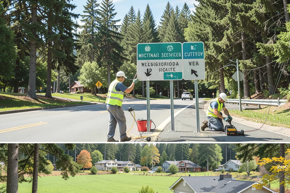 Driveway Apron Construction in Lyman, Skagit County, WA - Aprons are best poured in dry weather so the gutter-line grades set true and curing is not disturbed by runoff.
