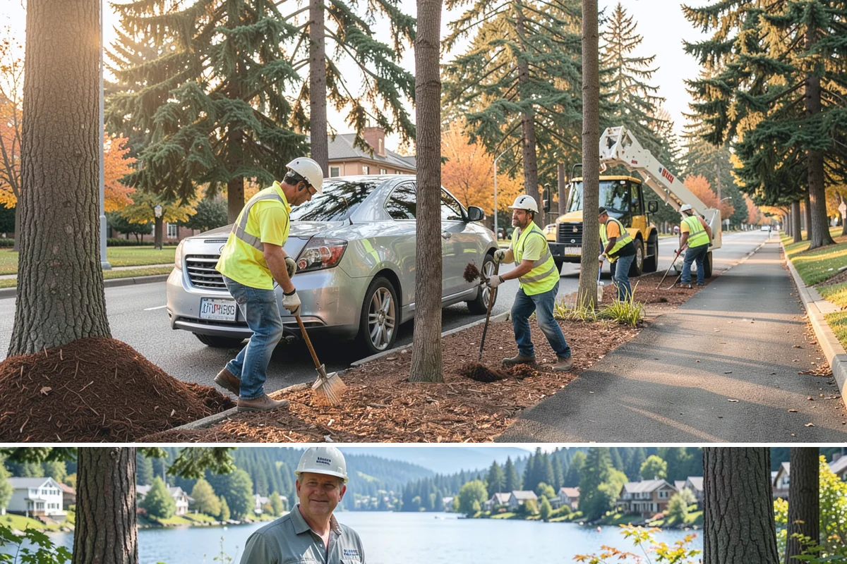 Driveway Apron Construction in Milton, King County, WA - Aprons are best poured in dry weather so the gutter-line grades set true and curing is not disturbed by runoff.