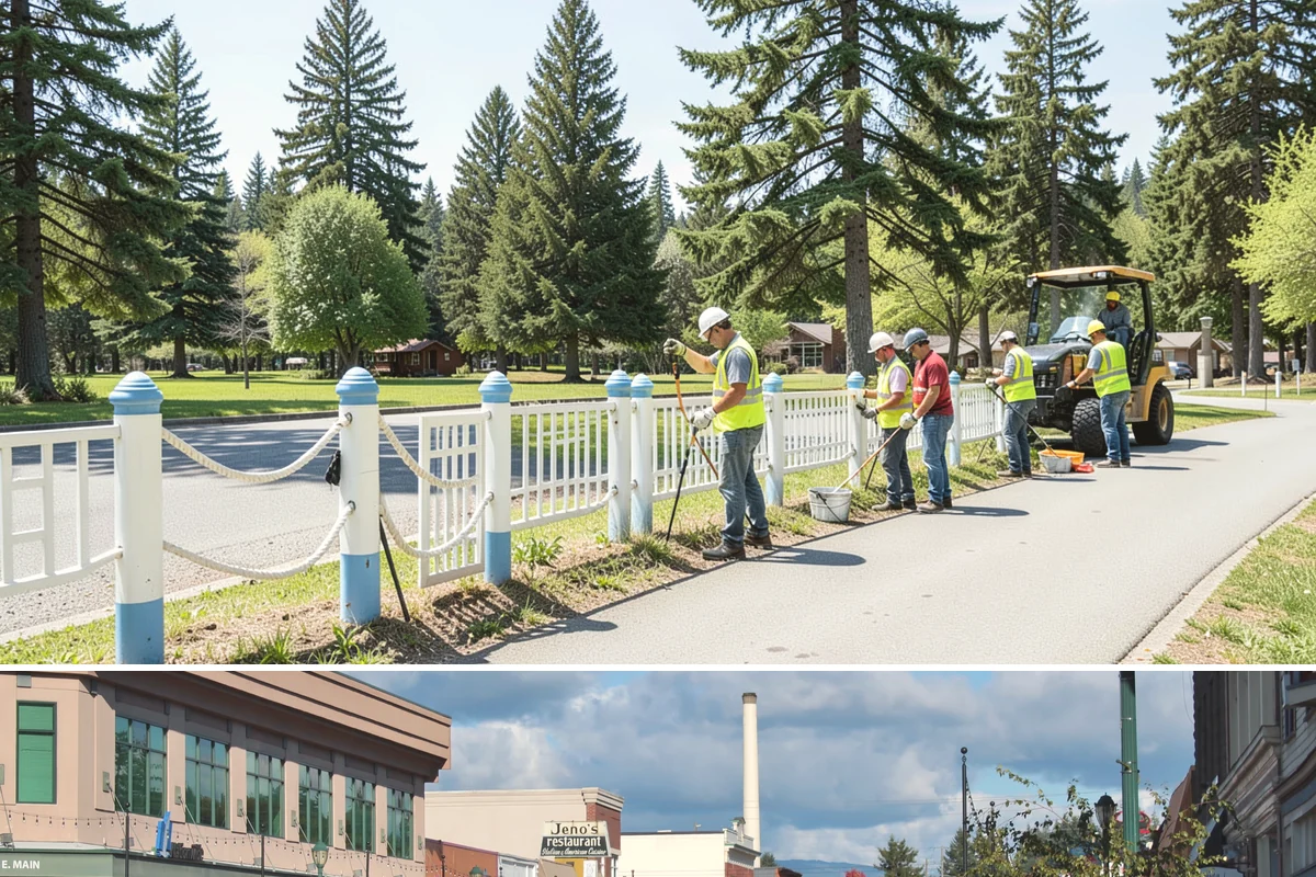 Driveway Apron Construction in Monroe, Snohomish County, WA - Aprons are best poured in dry weather so the gutter-line grades set true and curing is not disturbed by runoff.