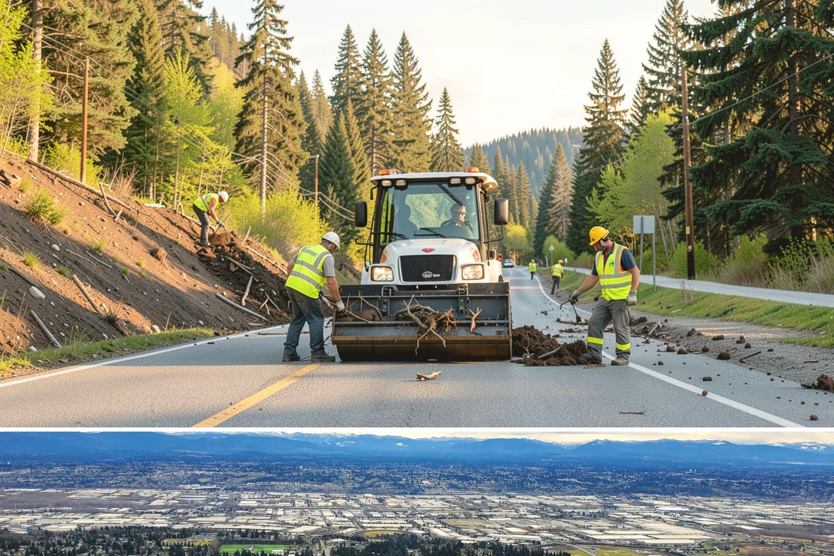 Driveway Apron Construction in SeaTac, King County, WA - Aprons are best poured in dry weather so the gutter-line grades set true and curing is not disturbed by runoff.