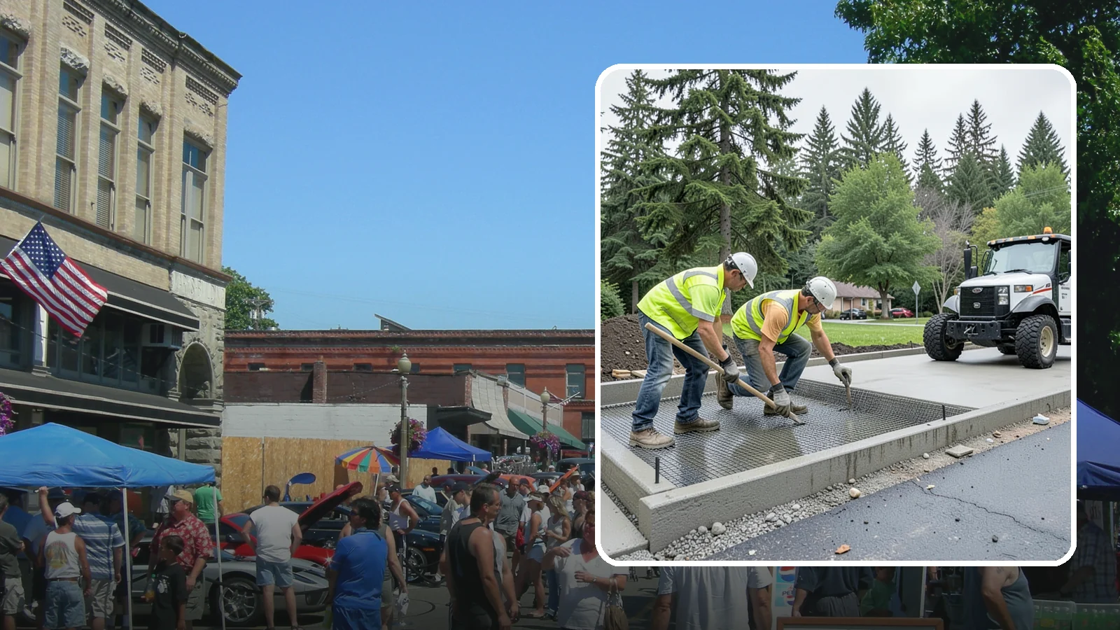 Driveway Apron Construction in Snohomish, Snohomish County, WA - Concrete driveway aprons that meet standard details at commercial approaches and public access points.