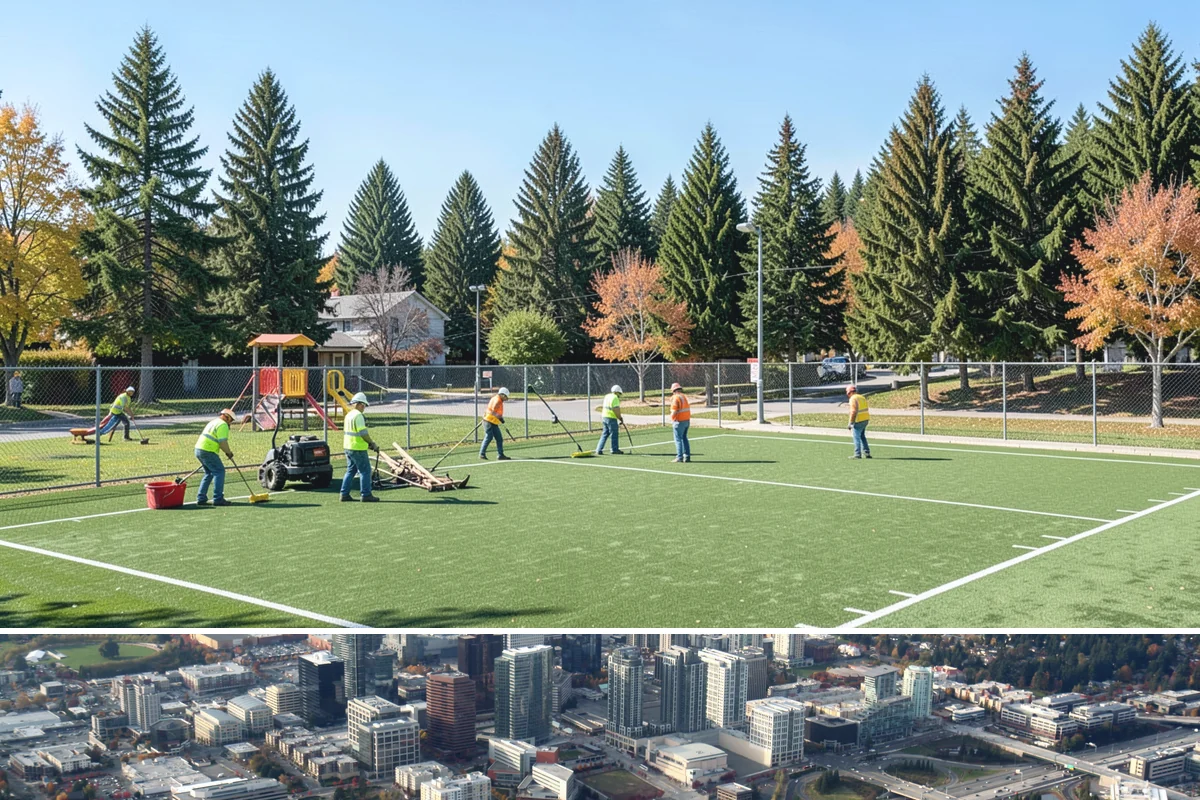 Dugout Maintenance in Bellevue, King County, WA - Deeper repairs are handled in the off-season, with cleaning and safety checks continuing through the playing months.