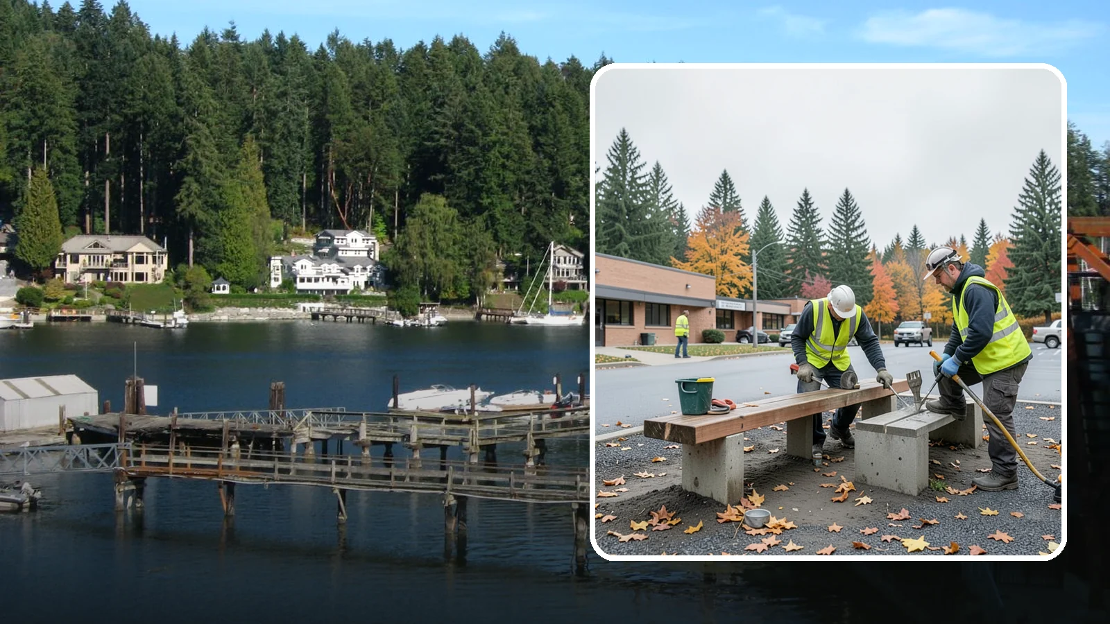 Dugout Maintenance in Gig Harbor, Pierce County, WA - Upkeep and minor repair of ballfield dugouts to keep them safe, clean, and structurally sound.