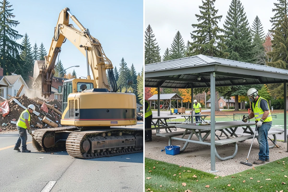 Dugout Maintenance in South Prairie, Pierce County, WA - Inspect structure, benches, roofing, and drainage each cycle