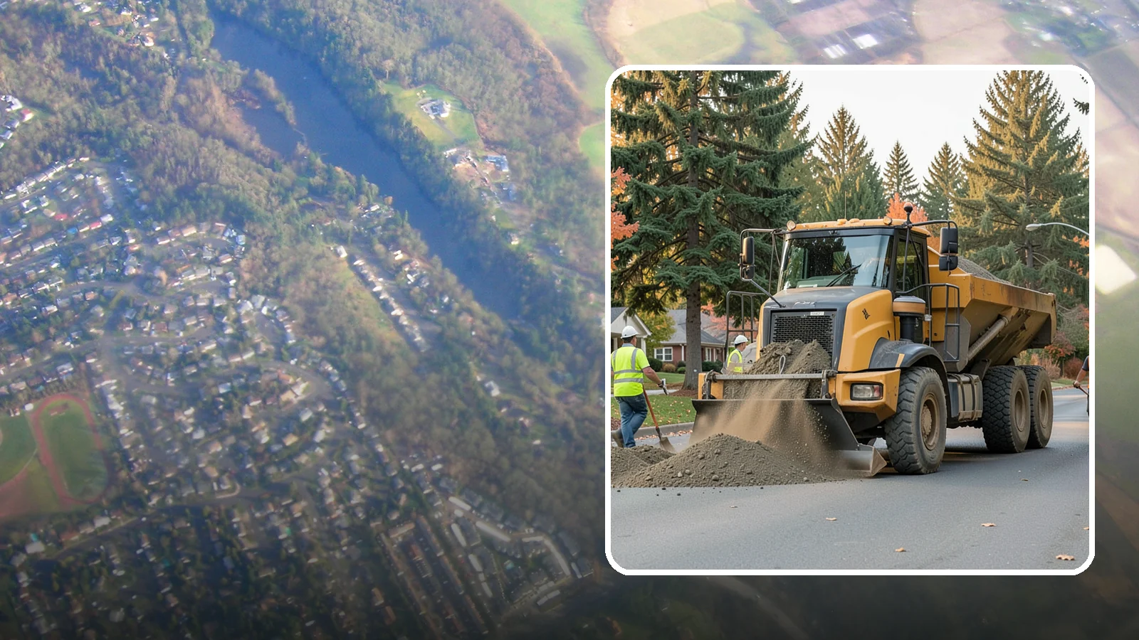 Dump Truck Hauling in Algona, King County, WA - Material hauling for aggregate, spoils, and debris to and from municipal job sites.