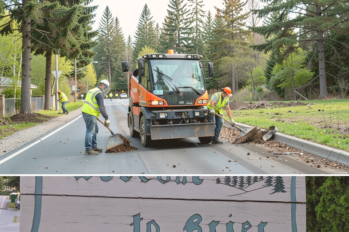 Dump Truck Hauling in Brier, Snohomish County, WA - Hauling for paving and grading concentrates in the drier construction months.