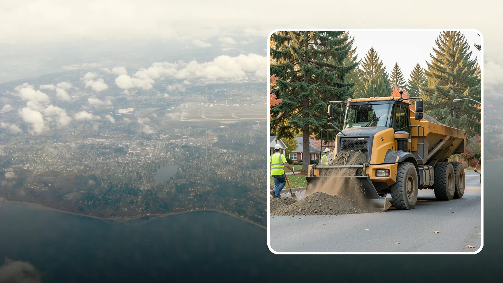 Dump Truck Hauling in Burien, King County, WA - Material hauling for aggregate, spoils, and debris to and from municipal job sites.