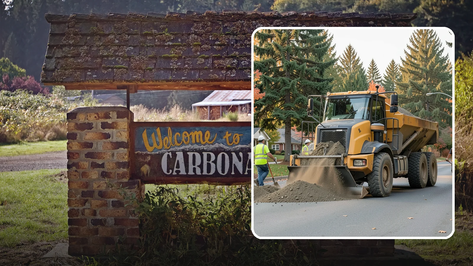 Dump Truck Hauling in Carbonado, Pierce County, WA - Material hauling for aggregate, spoils, and debris to and from municipal job sites.