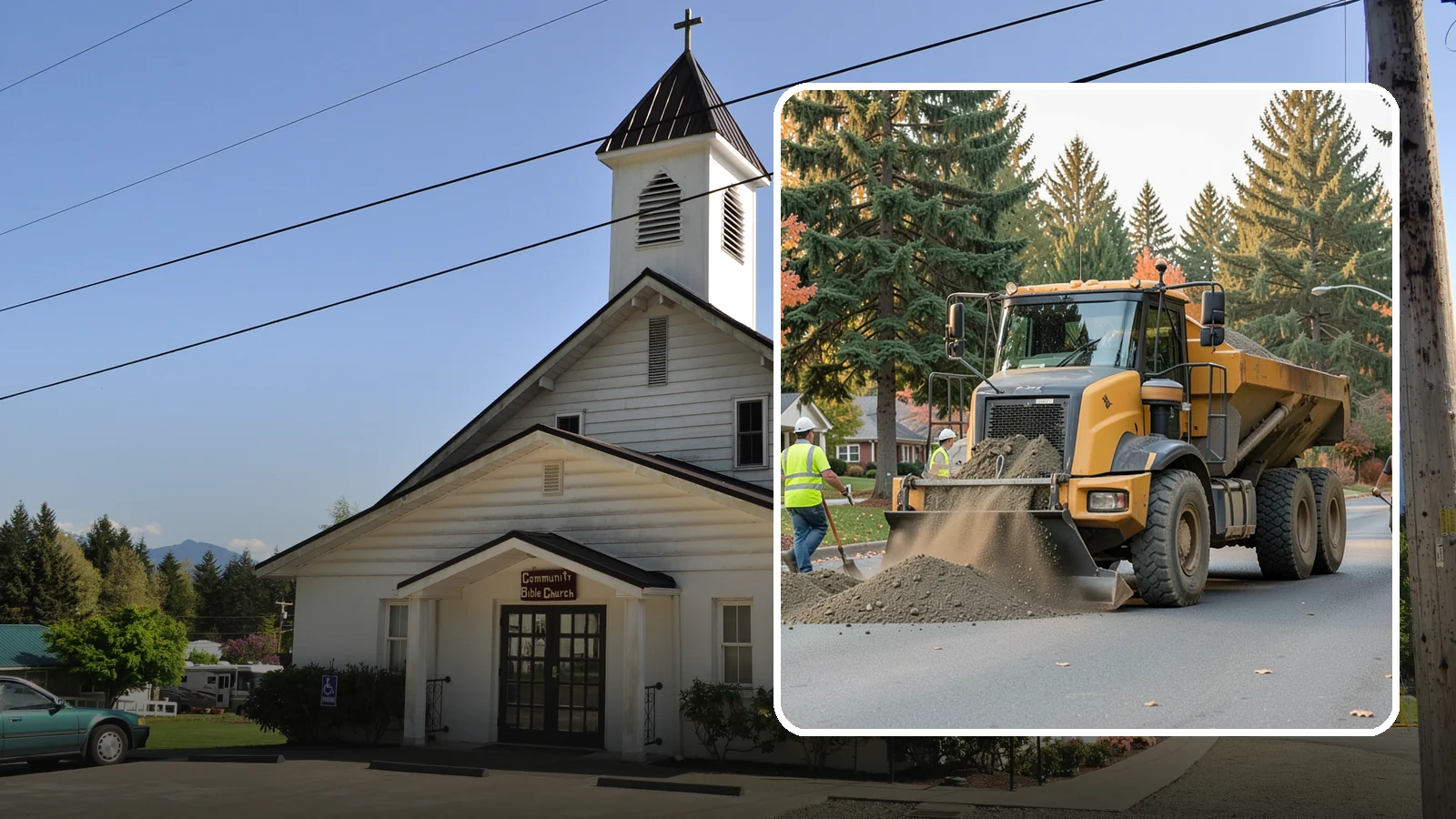 Dump Truck Hauling in Concrete, Skagit County, WA - Material hauling for aggregate, spoils, and debris to and from municipal job sites.