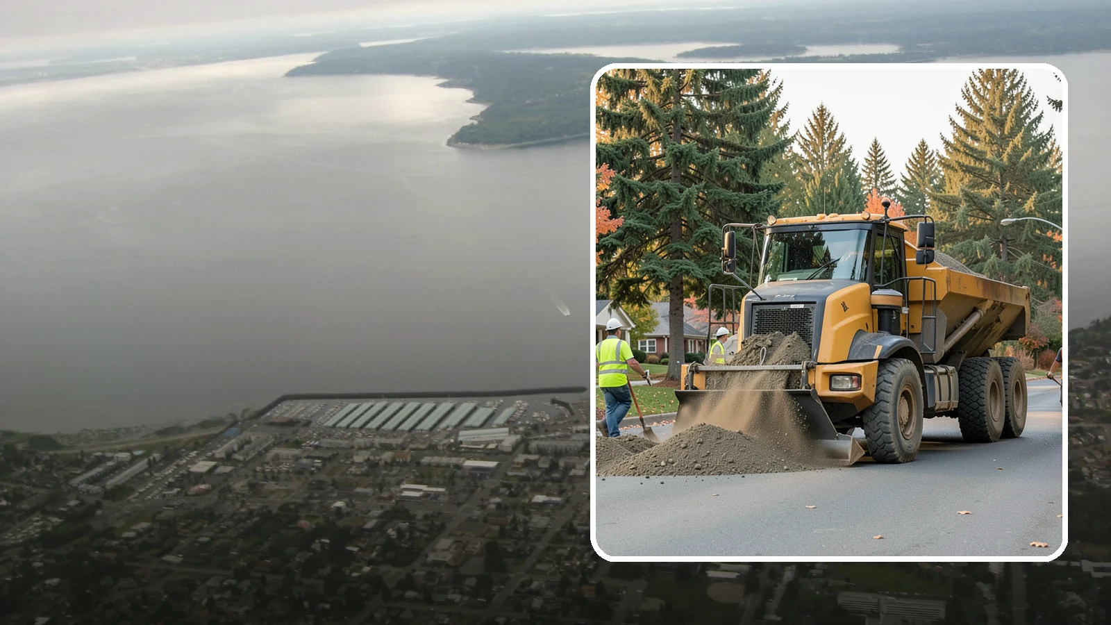 Dump Truck Hauling in Des Moines, King County, WA - Material hauling for aggregate, spoils, and debris to and from municipal job sites.