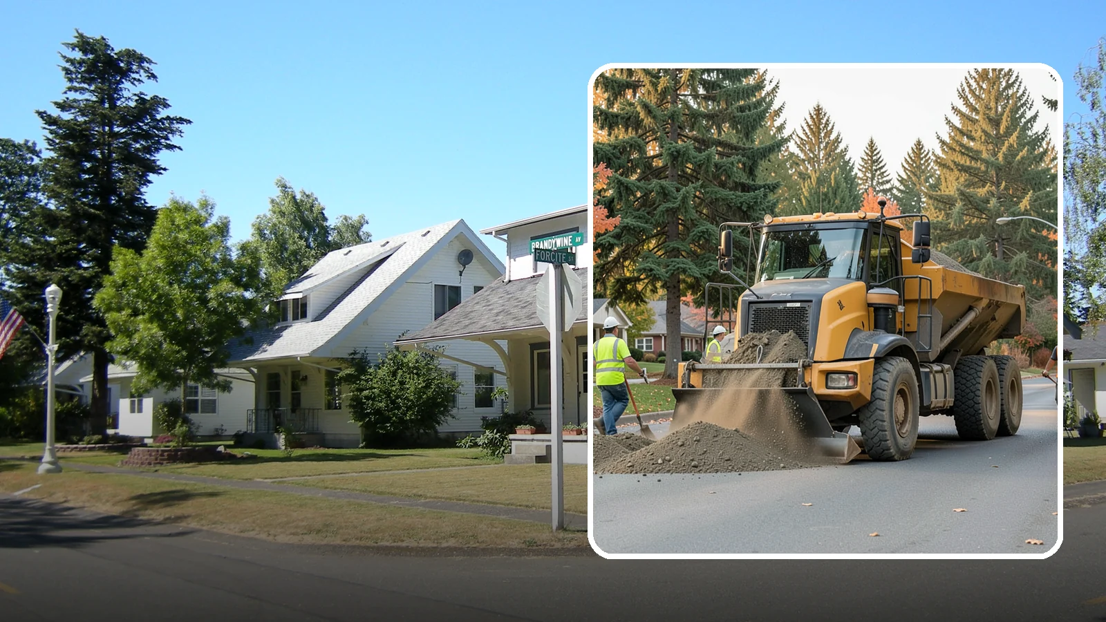 Dump Truck Hauling in DuPont, Pierce County, WA - Material hauling for aggregate, spoils, and debris to and from municipal job sites.
