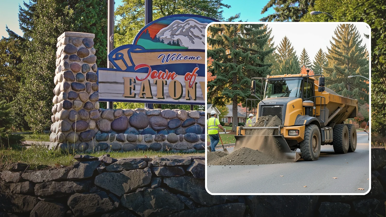 Dump Truck Hauling in Eatonville, Pierce County, WA - Material hauling for aggregate, spoils, and debris to and from municipal job sites.