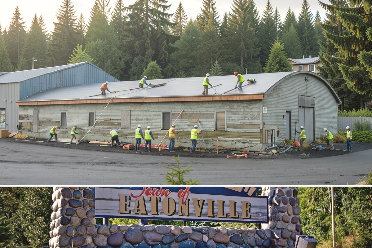 Dump Truck Hauling in Eatonville, Pierce County, WA - Hauling for paving and grading concentrates in the drier construction months.