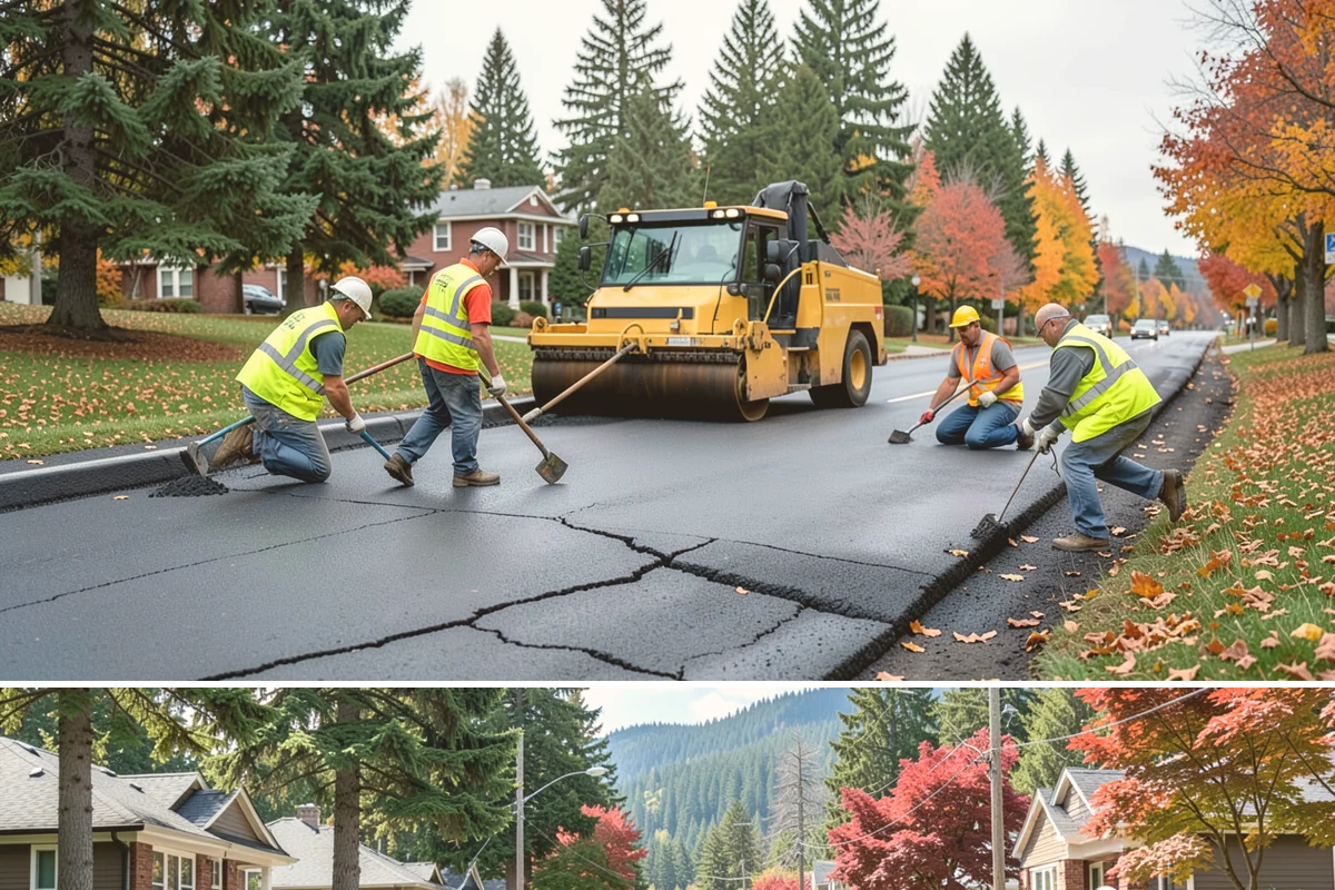 Dump Truck Hauling in Hunts Point, King County, WA - Hauling for paving and grading concentrates in the drier construction months.