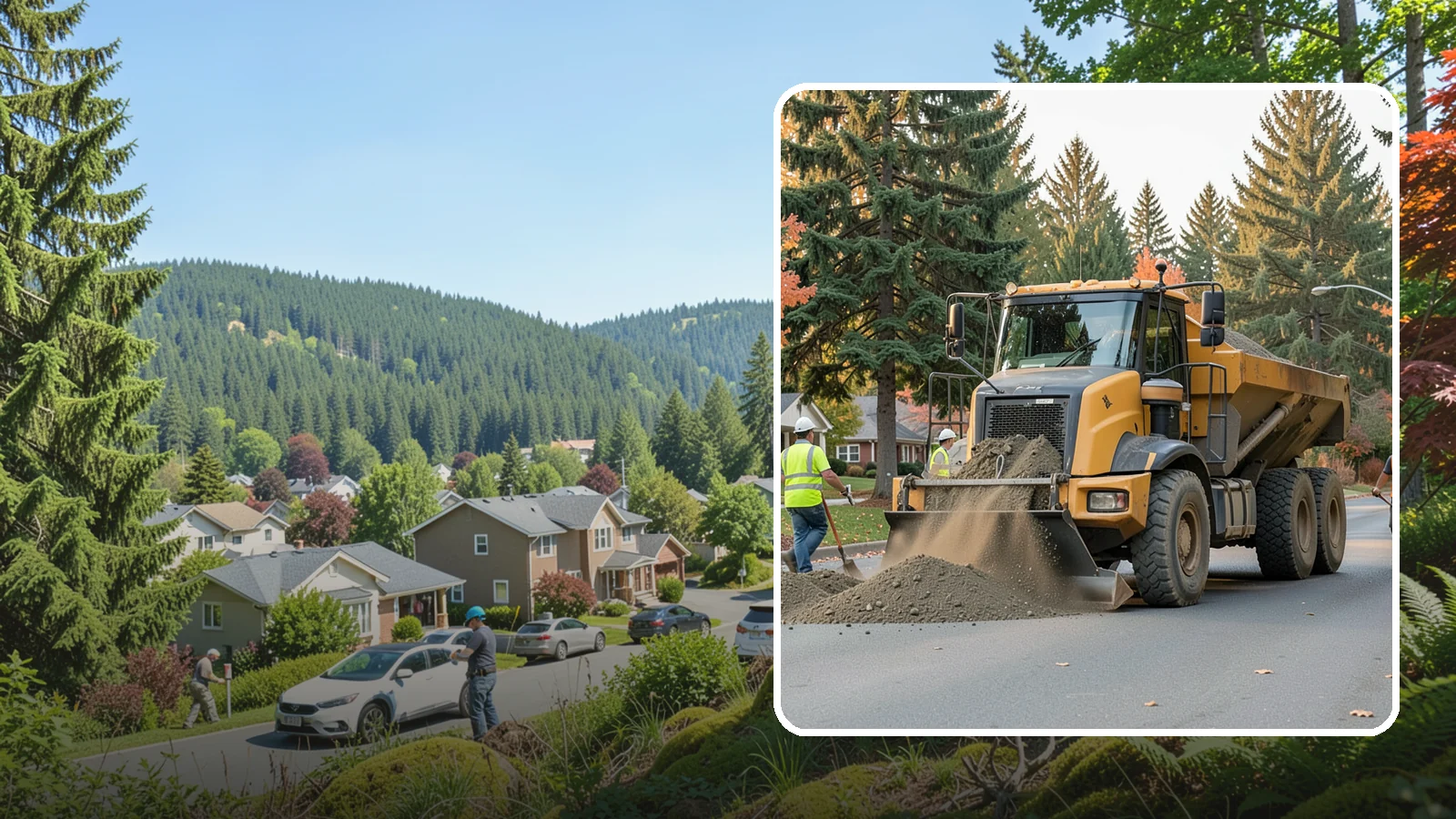 Dump Truck Hauling in Index, Snohomish County, WA - Material hauling for aggregate, spoils, and debris to and from municipal job sites.
