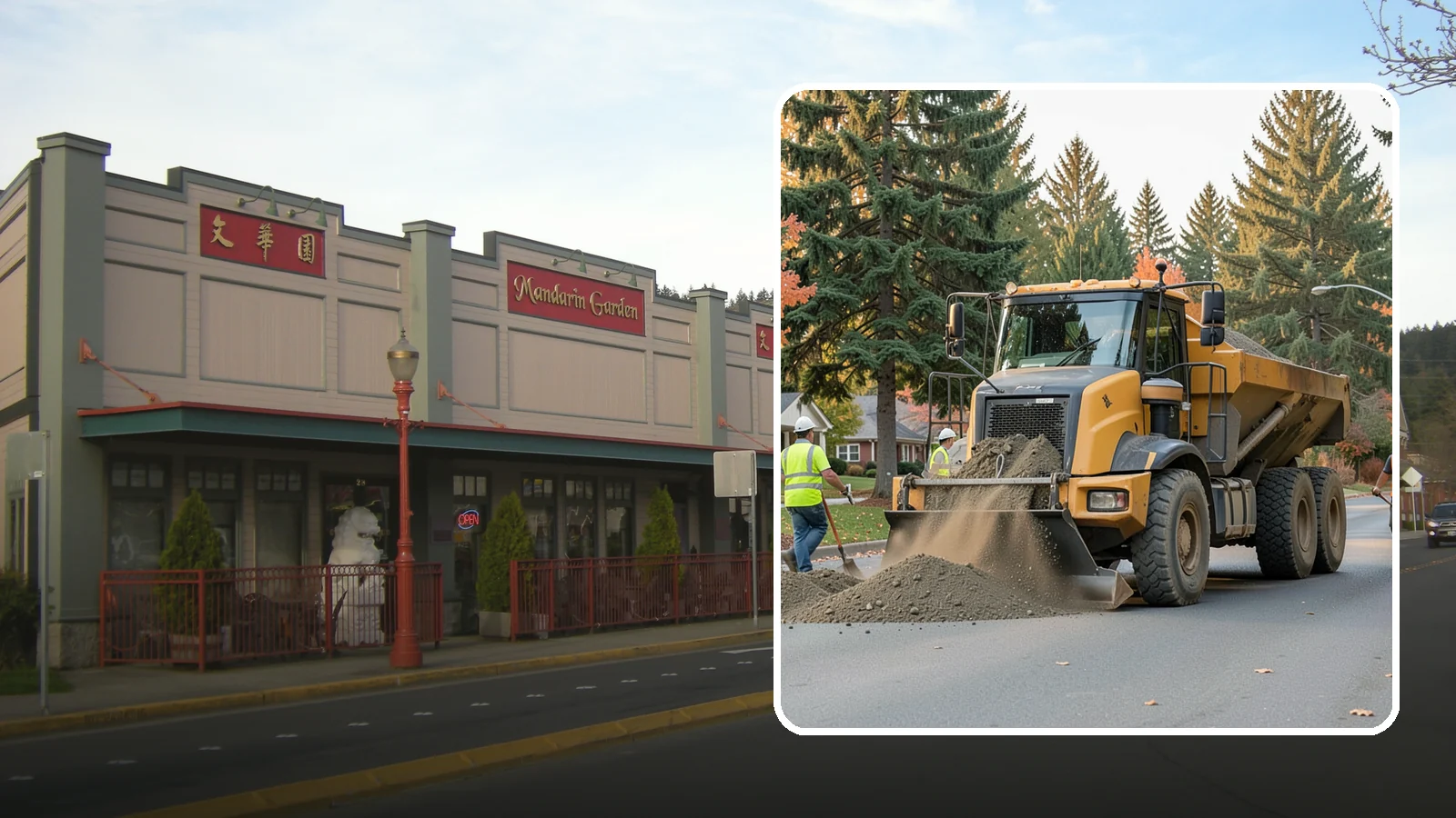 Dump Truck Hauling in Issaquah, King County, WA - Material hauling for aggregate, spoils, and debris to and from municipal job sites.