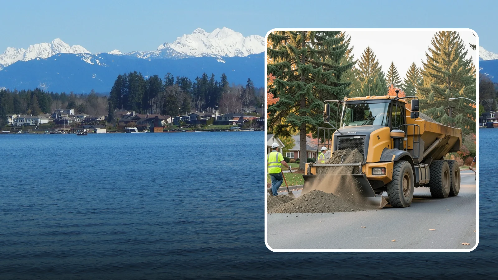 Dump Truck Hauling in Lake Stevens, Snohomish County, WA - Material hauling for aggregate, spoils, and debris to and from municipal job sites.