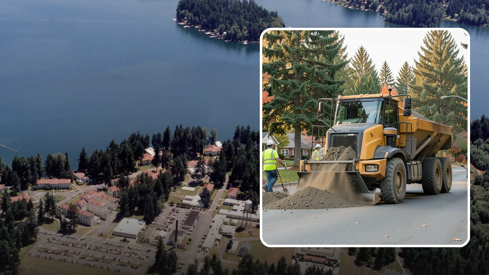 Dump Truck Hauling in Lakewood, Pierce County, WA - Material hauling for aggregate, spoils, and debris to and from municipal job sites.